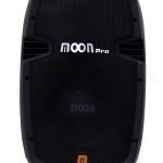 Bafle Activo Potenciado 12 Moon Wild12aup 200w Con Usb Sd Radio Bluetooth Pantalla Y Control Remoto Color Negro