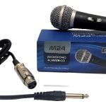 Microfono Alambrico Moon + Cable De 3mts M24