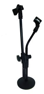 Pie De Microfono Doble De Mesa Pmm03d Moon