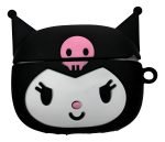 Auriculares Bluethoot Con Funda De Personajes + Llavero