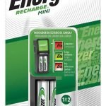 Cargador De Pilas Aa/aaa Energizer Mini - Incluye 2 Pilas Recargables 1300 Mah