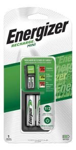 Cargador De Pilas Aa/aaa Energizer Mini - Incluye 2 Pilas Recargables 1300 Mah