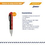 Detector De Voltaje Sin Contacto 90-1000vac Zurich Ms-8905 - Image 4