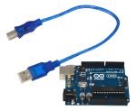 Cable Usb Compatible Arduino Uno Dip Atmega328p R3 +