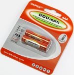 Pilas Recargable Aaa 1.2v 800mah Ni-mh Vapex Tel Inalambrico