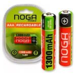 Pilas Recargables Aaa Noga 1300mah Blister X 2 Unidades