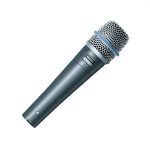 Micrófono Shure Beta 57a Dinámico Instrumentos Cardioide Color Gris