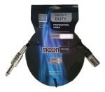 Cable Microfono 3m Canon-plug Moon