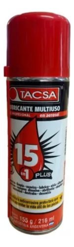 Lubricante Multiuso Tacsa 216ml 15 En 1 Plus Varios Usos