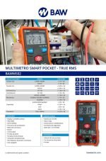 Tester Multimetro Digital Smart Baw Ms02 Bolsillo True-rms - Image 4