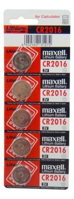 Blister De 5 Pilas 2016 3v Maxell Litio X 5