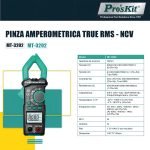 Pinza Amperometrica Capacimetro True Rms Temp Proskit - Image 6