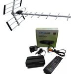 Antena Tda Hdtv Exterior Kit + Decodificador Pronext Xt-55