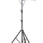 Pie De Iluminacion Dos Brazos Pi02 Moon Aluminio