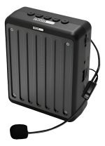 Parlante Portatil Megafono Con Microfono Vincha Usb-micro Sd