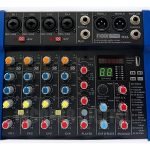Consola Mixer Moon Mx6 6 Canales-usb 99 Efectos Bluetooth