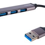 Hub Usb 4 Puertos Usb 2.0 Ngh-50 Multiplicador Noga