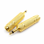 ADAPTADOR PLUG STEREO 3.5 A JACK 6.5 MONO METALICO