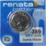 Pila Botón 389 1.55V 80mAh Óxido de Plata Renata