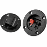 Bornera Redonda para Bafle – 2 Terminales a Presió