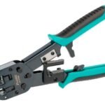 Pinza Crimpeadora Automatica Terminal Pasante Rj45