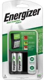 Cargador De Pilas Aa Aaa Energizer Maxi + 2 Pilas