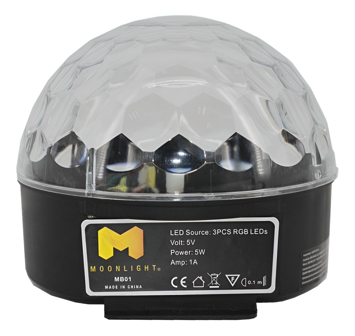 D_617716-MLA95731431332_102025-F.jpg Efecto Esfera Audioritmica Led Moon Mb01 Fiesta 3w - Image 1