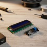 Display Lcd 16x2 1602 Azul C/ I2c Serie Arduino E106