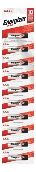 10 X Pilas Aaa Energizer Max E92 Pilas Alcalinas 1