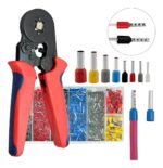 Kit Pinza Crimpeadora + Terminales Tiff 0.25 - 10m