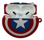 Auriculares Bluethoot Con Funda Del Capitan Americ - Image 2