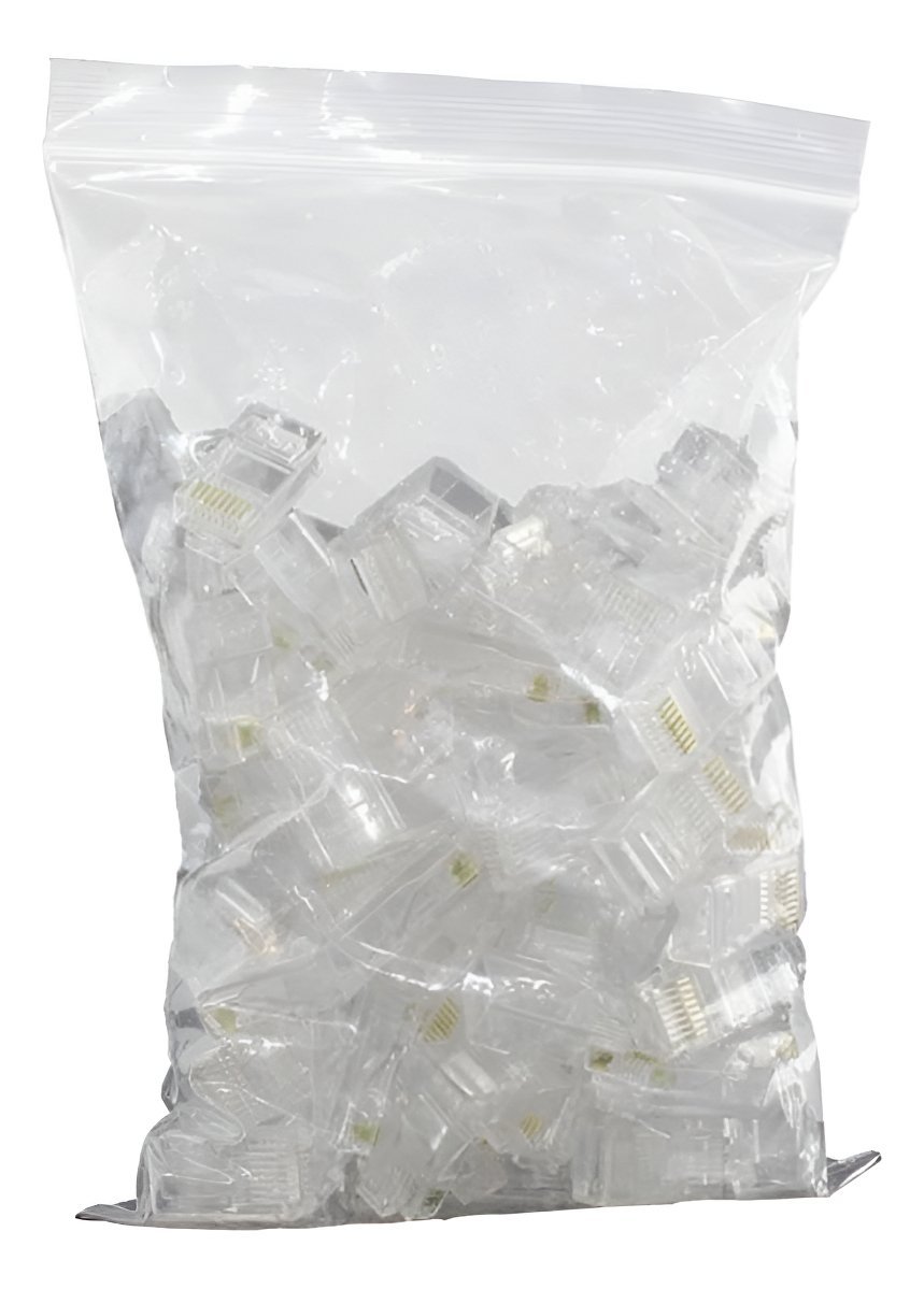 D_826758-MLA90920974179_082025-F.jpg Fichas Rj45 Cat 5e Para Utp Crimpear Cable Red Eth - Image 1