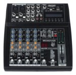 Mixer Moon De 6 Canales Con Usb Inc. Fuente Mc602u