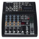 Mixer Moon De 6 Canales Con Usb Inc. Fuente Mc602u