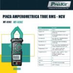 Pinza Amperometrica Capacimetro True Rms Temp Pros - Image 6