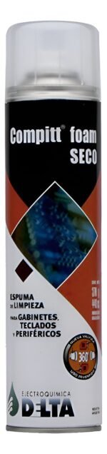 Espuma Limpieza Pc Compitt Foam Seco Delta 370g Fs