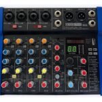Consola Mixer Moon Mx6 6 Canales-usb 99 Efectos Bl