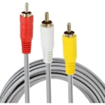 CABLE RCA MACHO A 3 RCA MACHO 1.8 MTS VAPEX