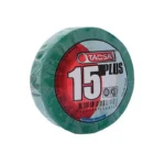 CINTA AISLADORA VERDE 19mm x 0,15mm x 10mts TACSA
