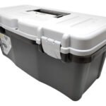 Caja De Herramientas Silver Shadow 16 Economica De Plástico Color Negro