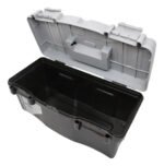 Caja De Herramientas Silver Shadow 16 Economica De Plástico Color Negro - Image 2