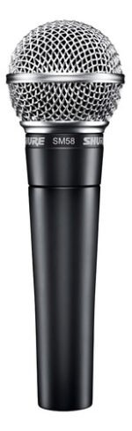 Micrófono Shure Sm Sm58-lc Dinámico Cardioide Gris Oscuro/plateado
