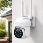 Camara De Seguridad Wifi 3mpxl Audio Exterior Pronext Blanco