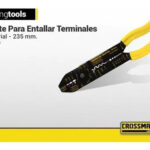 Alicate Entallar Terminales Y Pelacables Crossmaster 9969804
