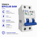 Termica Bipolar 20A BAW K32 Curva C - Imagen 2
