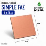 Plaqueta Fenolico Simple Faz 5x5 Delta - Imagen 2