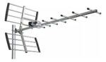 Antena Tda Tv Aire Exterior Tv Digital Hd Megalite A12000 Gris