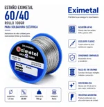 Estaño Eximetal 1mm 60/40 Soldadura Electronica Ro - Imagen 2