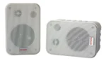 Par De Parlantes Bafle 4 Pulgadas Senon Mr4 Con Soporte E106 Blanco - Imagen 4