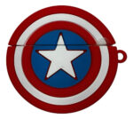 Auriculares Bluethoot Con Funda Del Capitan Americ